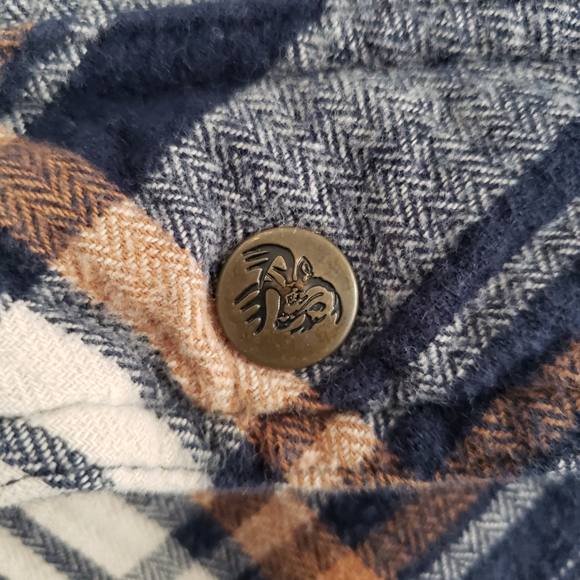 Legendary Outfitters Men Plaid Flannel Shacket XL Hood Quilted Liner Barn Chores - Picture 4 of 12